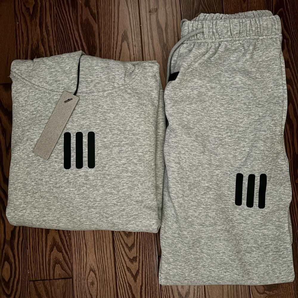 Fear of God x Adidas Grey Sweatsuit